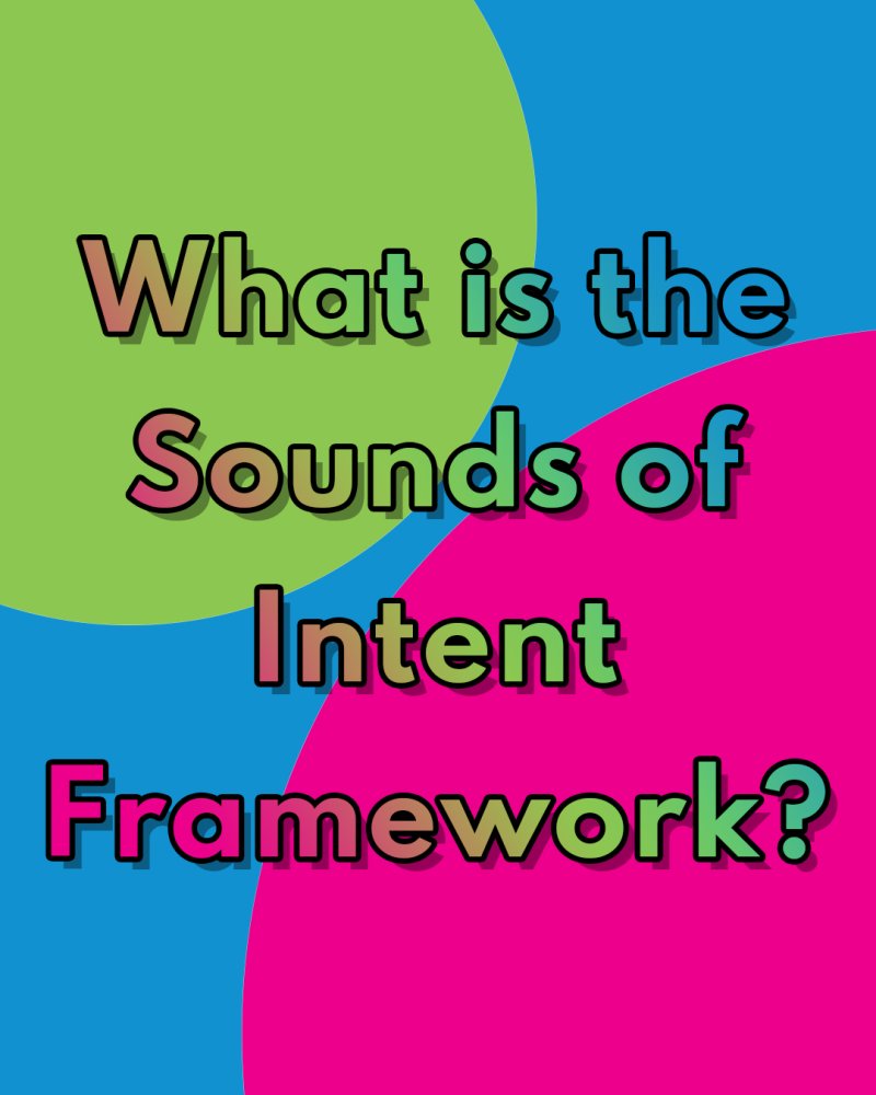What is the Sounds of Intent Framework?